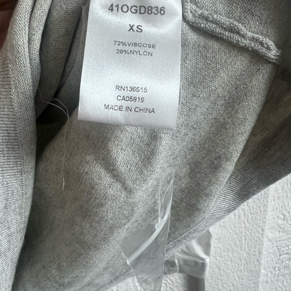 One Grey Day Sweater with Button Shirt Sleeves - XS - Picture 5 of 5